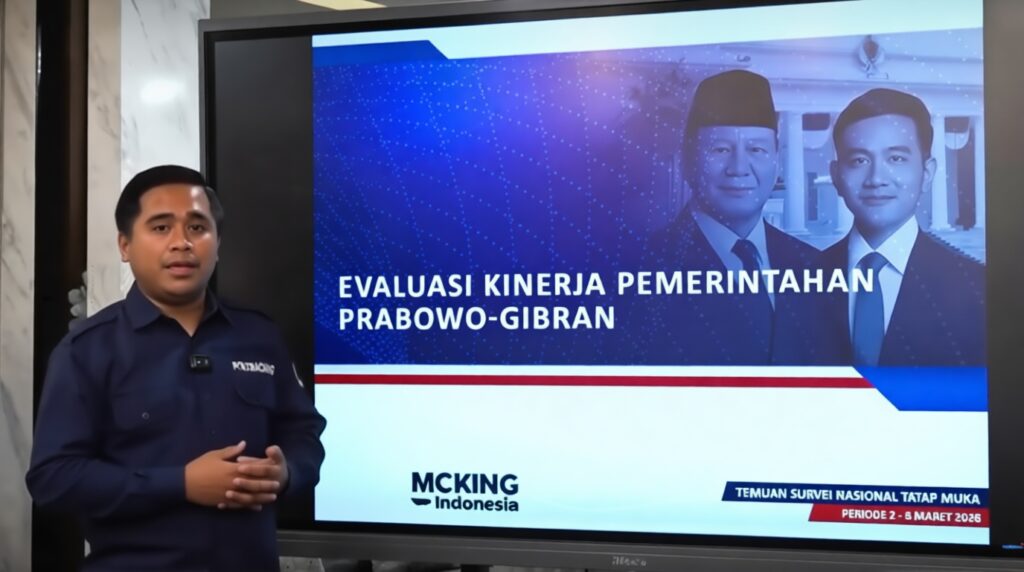 Survei Poltracking: Kepuasan Pemerintahan Prabowo-Gibran Capai 74%