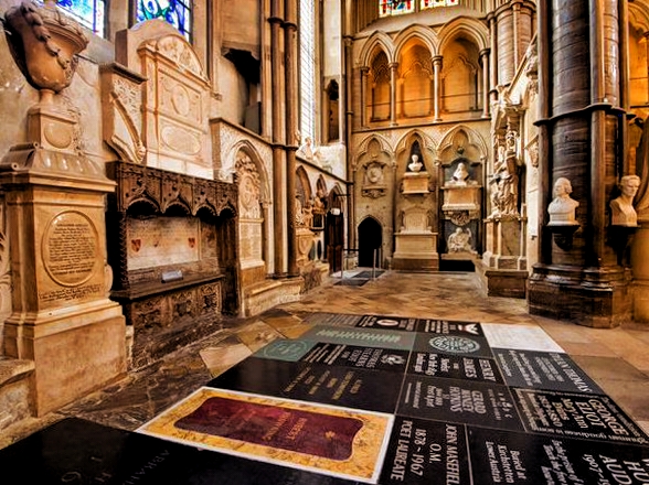 The Poet's Corner di Westminster Abbey, London (Foto: xcom)