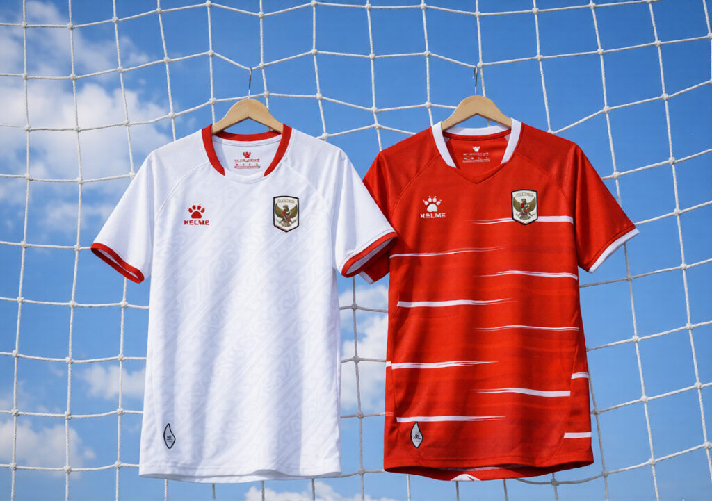 Desain Jersey Timnas Indonesia Produksi Kelme Tuai Kritik Tajam